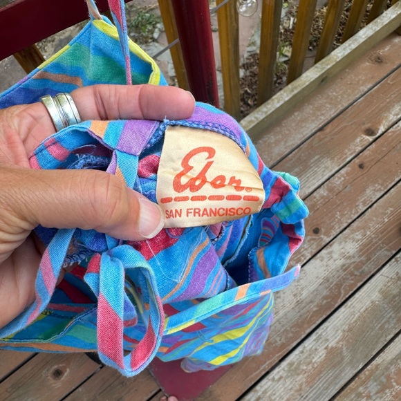 Cutest vintage stripey halter dress - Picture 7 of 8